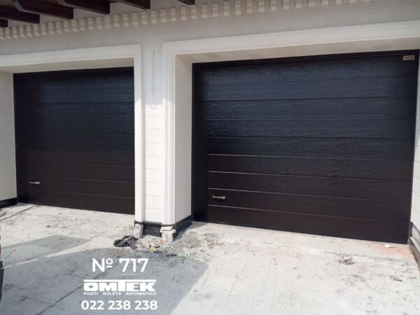 Porți secționale pentru garaj la comandă în Moldova, preț de la importator